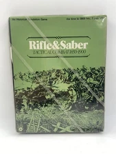 SPI 1973 RIFLE & SABER game Tactical Infantry Combat 1850-1900 New- UNPUNCHED