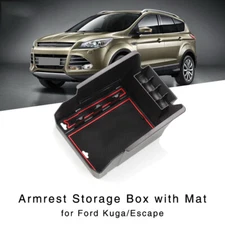 Car Armrest Storage Box for ford Kuga Escape 2013-2015 Center Console Tray