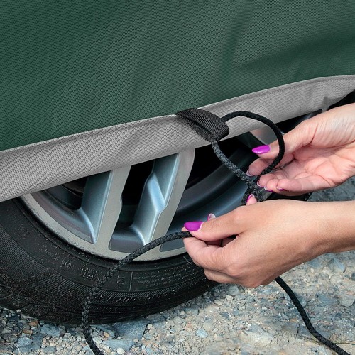CAR COVER HEAVY DUTY WATERPROOF BREATHABLE FOR VW PASSAT SALOON 2006 - 2025 - Picture 5 of 13