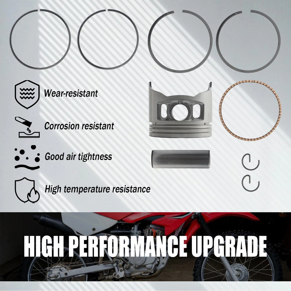 Kit de anillos de pistón para Honda 2001-2003 XR100R 2004-2013 CRF100F 2006 NSF100 STD Foto 4 de 4