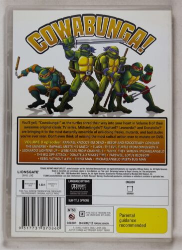 Teenage Mutant Ninja Turtles Vol 8 (DVD, 2006) Original TV Series - Bild 2 von 2