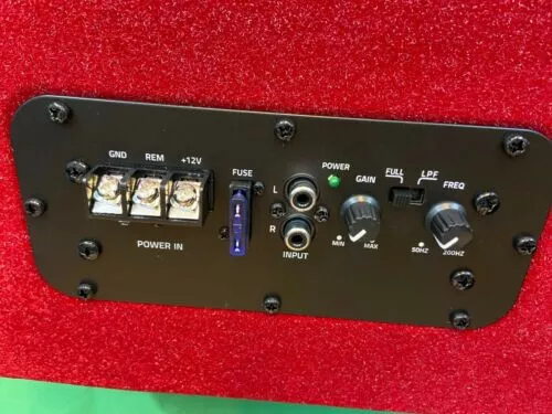 12 inch built amp active amplified 1500 watts Bass box car audio sub woofer Best - Picture 4 of 5