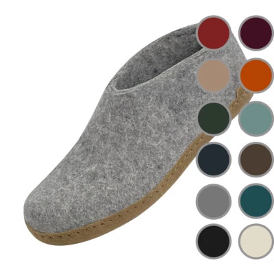 glerups - Ledersohle - Hausschuh