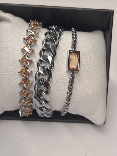 Bomb Party Luxe Layers Bracelet Edition “I Run on Hustle & Heart” RBP8045