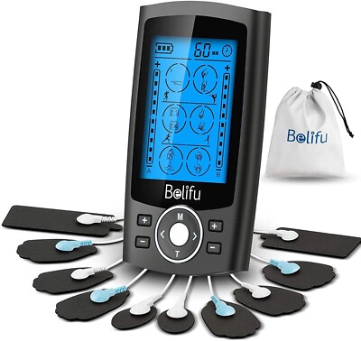 Belifu Dual Channel Tens Unit Electro Muscle Stimulator Model SM9126-New sealed