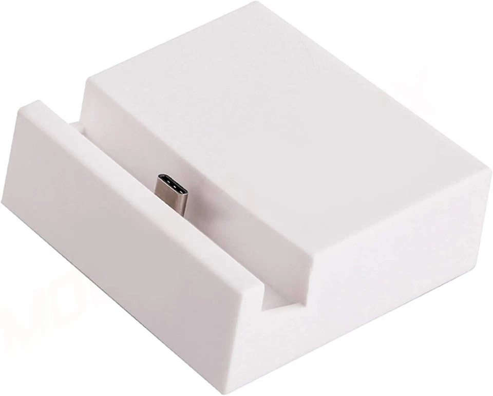 Docking Station USB 3.1 TYP C Caricatore Supporto Per Smartphone USB C BIANCO - Immagine 2 di 4