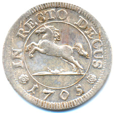 Braunschweig-Hannover, Georg Ludwig, 4 Mariengroschen 1705 Feinsilber in vz/st