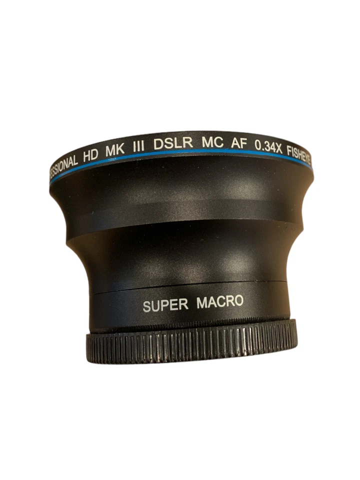 Zeikos Fisheye Macro Lens  ZE-3252F Super  0.34x 52-28mm F/5.2 Lens - Image 3 of 4