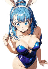 Bulma Dragon Ball Waifu Weatherproof Anime Sticker 6" Car Decal