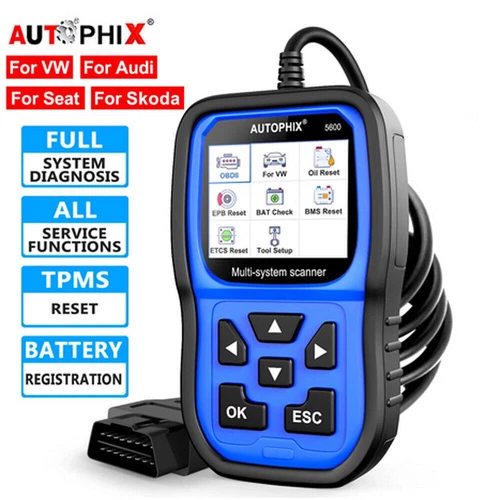 AUTOPHIX 5600 Diagnostic Scan Tool Code OBD2 Scanner ABS EPB TPMS SAS Oil Reset