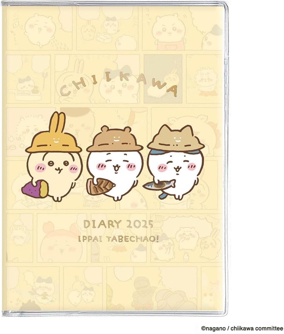 Chiikawa 2025 schedule book B6 size notebook diary New F/S Chiikawa 2025 schedule book B6 size notebook diary New F/S