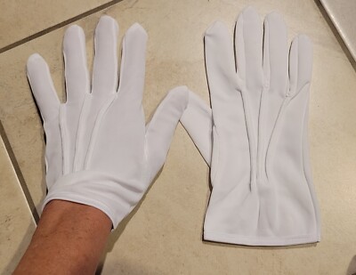 Ladies Dress Gloves White Eastern Star Amaranth Prince Hall | eBay