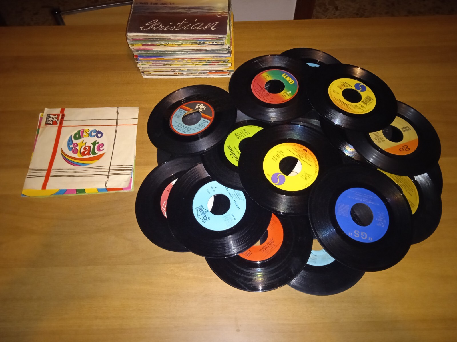 12 Dischi Vinile Vuoti Finti 10 Pollici - Decorativi Vintage Per Pareti E Feste - Foto 8