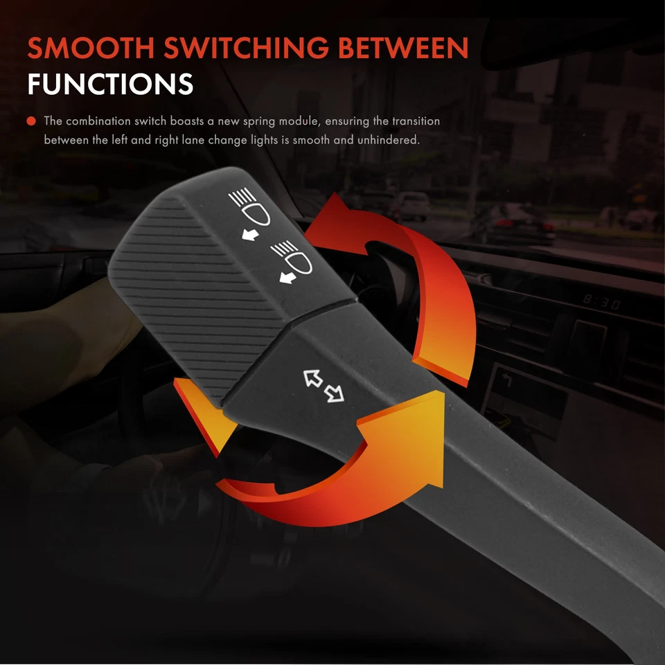 Interruptor de señal de giro para Volkswagen Golf Jetta 1991 1992 Passat 90-94 35795351301C Foto 4 de 4