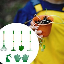 6 Pieces Kids Gardening Tools Set Outdoor Digging Weed Toys for Boys Girls