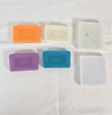Lot of 6 Nintendo Gameboy Advanced Game Storage Cartridge Cases Dust Covers