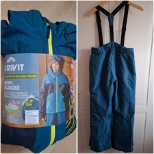 % Jungen Skijacke und Skihose Gr. 158/164 Skibekleidung Schneeanzug Schneehose