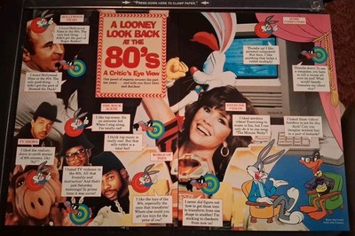 Looney Tunes Explore The 80s Vintage Print Ad 16X11 1992