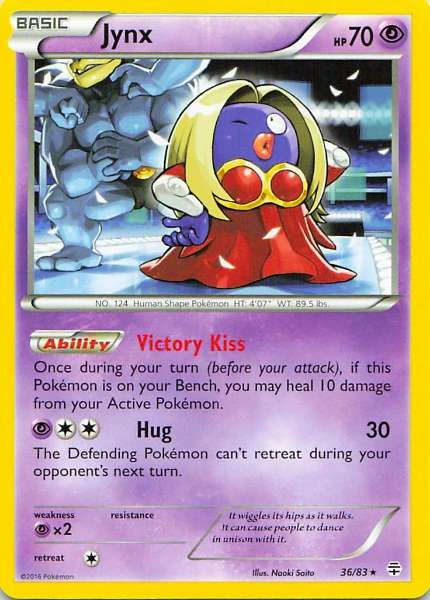 Jynx 36/83 Generations Rare NM Pokemon TCG