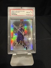 1999-00 Flair Showcase #1 Vince Carter Promotional Sample PSA 8