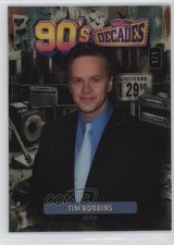 2025 Entertainment Decades One 90's White 8 Mojo Foil 1/1 Tim Robbins 0s55