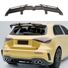 Universal Rear Window Roof Spoiler Wing Gloss Black Compatible with GT Style