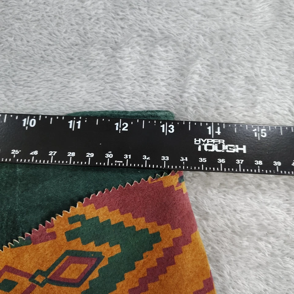 De Colección Phoenix EE. UU. Falda Frontera 5/6 Azteca Gamuza Envoltura Cinturón Flecos Lápiz Cremallera Foto 4 de 4