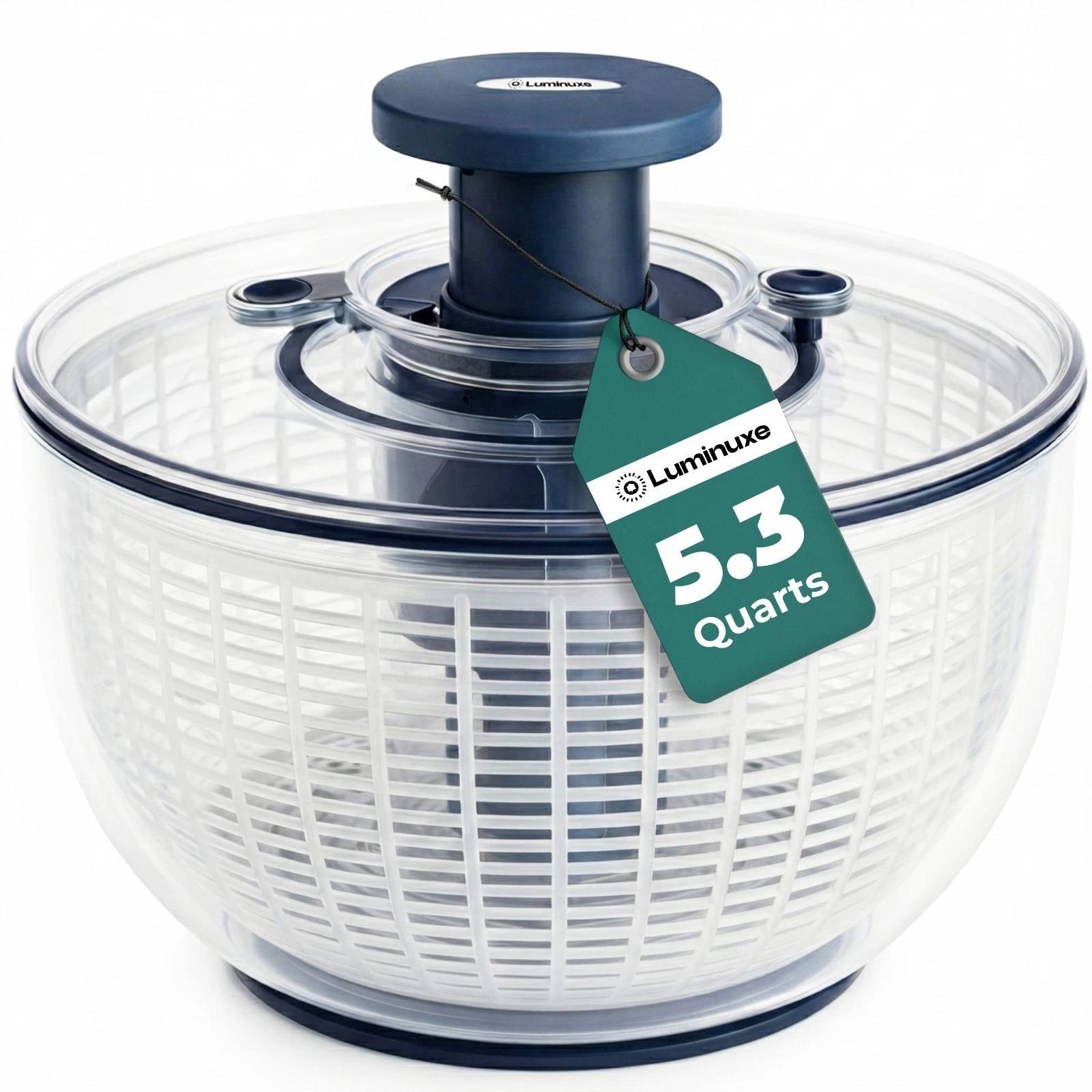 Salad Spinner Lettuce Spinner Vegetable Cleaner and Dryer, One-Handed Use
Opens in a new window or t