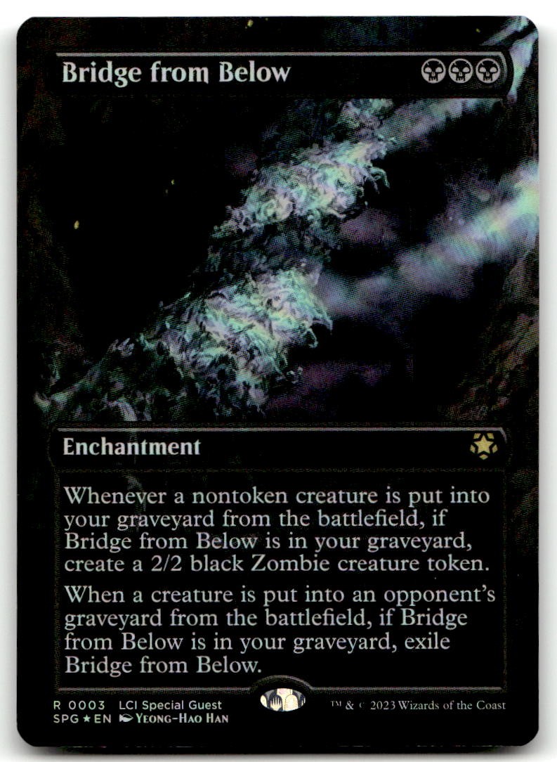 Bridge from Below (Borderless) #3 (Foil) (LP) Special Guests SPG Magic MTG