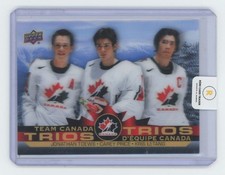 2021-22 Upper Deck Tim Hortons Team Canada Trios Toews/Price/Letang #T-3 Canada