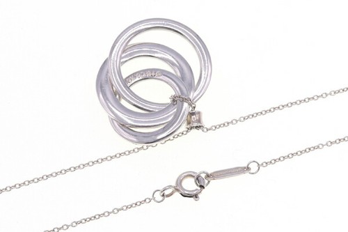 Collar Tiffany & Co. 1837 triple círculo entrelazado en plata de ley (925) - Imagen 3 de 5