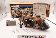 Tomahawk & Lift-Ticket W  Box GI Joe 1986 Hasbro Vintage Action Figure Vehicle