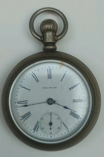 Large Antique Waltham Pocket Watch For Parts/Restoration Serial Number 10314003