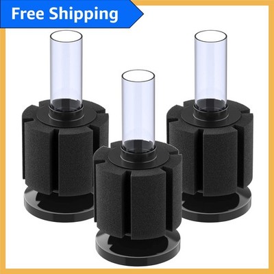 3 Pack Sponge Filters - Quiet, Efficient Water Filtration for 10 Gallon Tanks