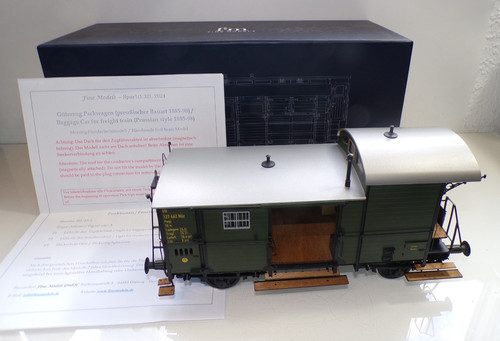 FM-Modell Spur 1 Güterwagen Packwagen preußische Bauart 1885-98 in EVP PK6353 | Zustand: Gebraucht