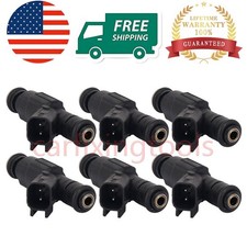 Set Of 6 Fuel Injectors 0280158020 Fits 2004-2010 Dodge Dakota Ram 1500 3.7l V6 Set Of 6 Fuel Injectors 0280158020 Fits 2004-2010 Dodge Dakota Ram 1500 3.7l V6