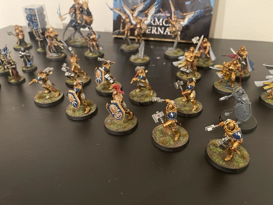AoS Stormcast Eternals Army Fully Painted and Based, 1400+ Points - Image 3 of 4