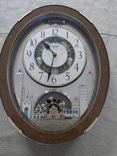 EUC Small World Rhythm Cuorum DWS Tri Cracker Sound Motion Musical Clock 4MH759