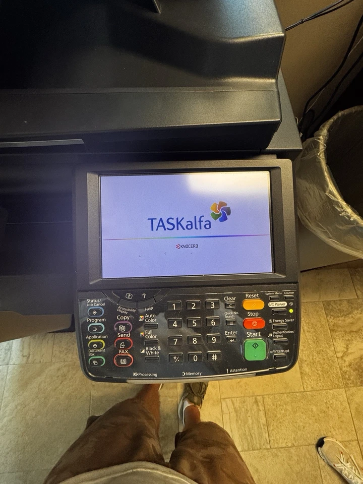 Kyocera TASKalfa 3050ci Color Copier Printer Scanner Fax + Finisher + Toner  - Image 3 of 3