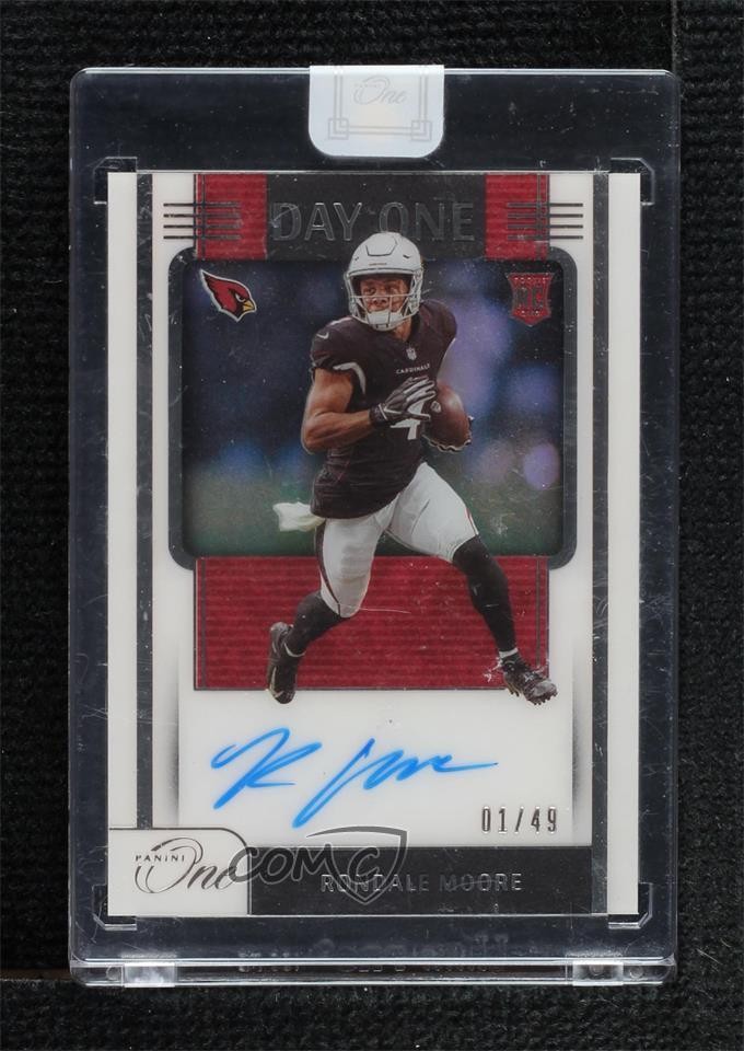 2021 Panini One Day One Auto 1/49 Rondale Moore #114 Rookie Auto RC 0nr3