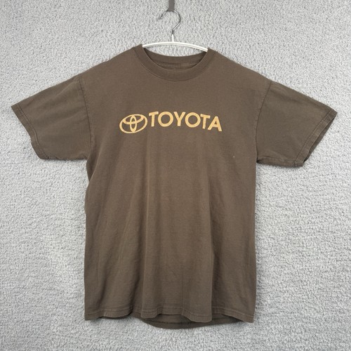 Vintage Y2K Toyota Land Cruiser GSMTR Event Promo T Shirt Brown Men’s Size L