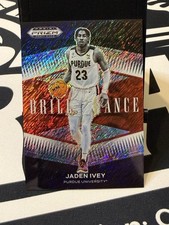 2022-23 Panini Prizm Draft Picks Brilliance Jaden Ivey Blue Shimmer /19 RC
