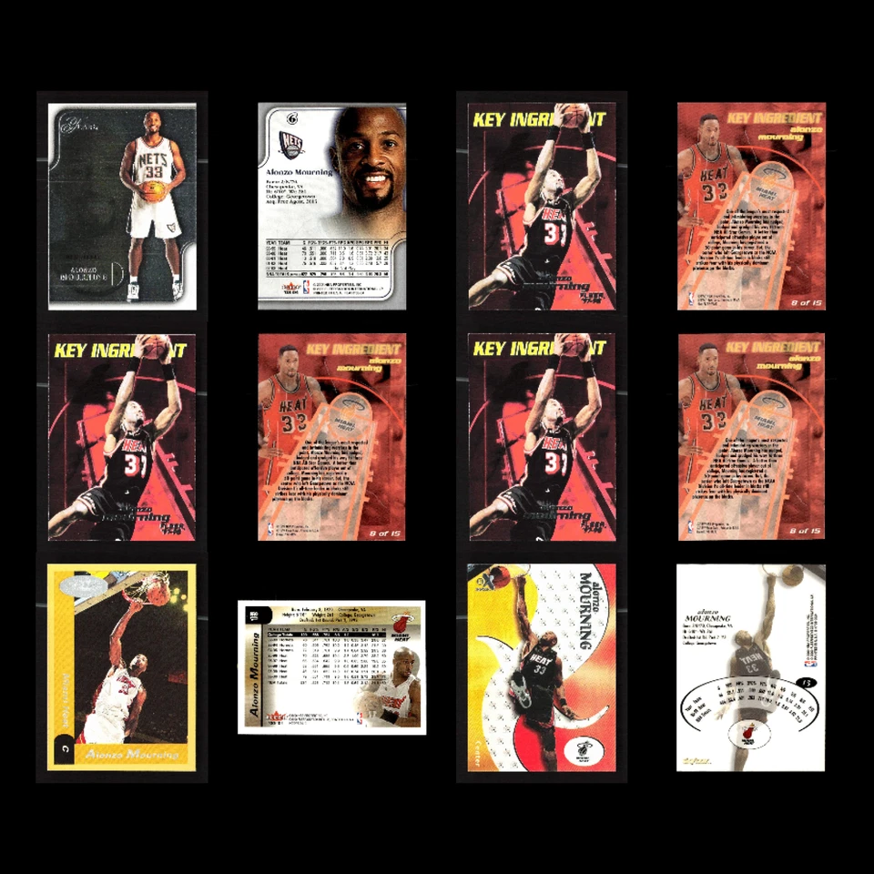 Лот (107) Траурные баскетбольные карточки Алонзо вставки дебютант Хойас/Хит/Шершни HOF - Изображение 4 из 4