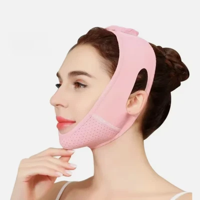 Face V-line Slimming Mask Belt Strap Double Chin Lifting Cheek Firming Band Lift - image 1 of 4
