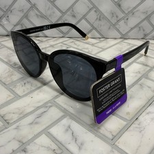 NWT Foster Grant MaxBlock Women's Sunglasses 59773FGX001 Black Gold 100 UVA-UVB