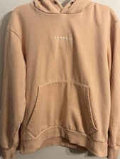 Sonneti Hoodie Mens M Peach Fleece Logo Kangaroo Pocket Pullover Soft Casual