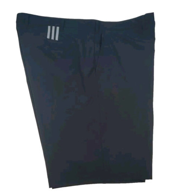 ADIDAS Men's Adi Golf Shorts Black Lightweight 3 Stripes Size 52 New w/ Tags