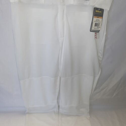 Wilson Men's Adult Baseball Pro Pants Relaxed Fit White 2XL - Picture 1 of 9