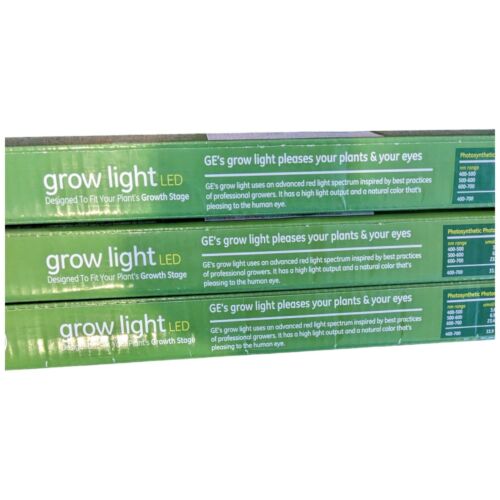 Flowers Fruit Red Grow Lights (3) Advanced WHITE to Eye 48" LED 18 Watt F32T8 T8