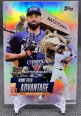 2025 Topps Series 1 RILEY GREENE Home Field Advantage Card SP